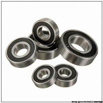 30 mm x 55 mm x 13 mm  Fersa 6006-2RS deep groove ball bearings