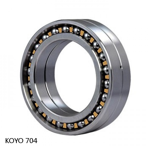 704 KOYO Single-row, matched pair angular contact ball bearings