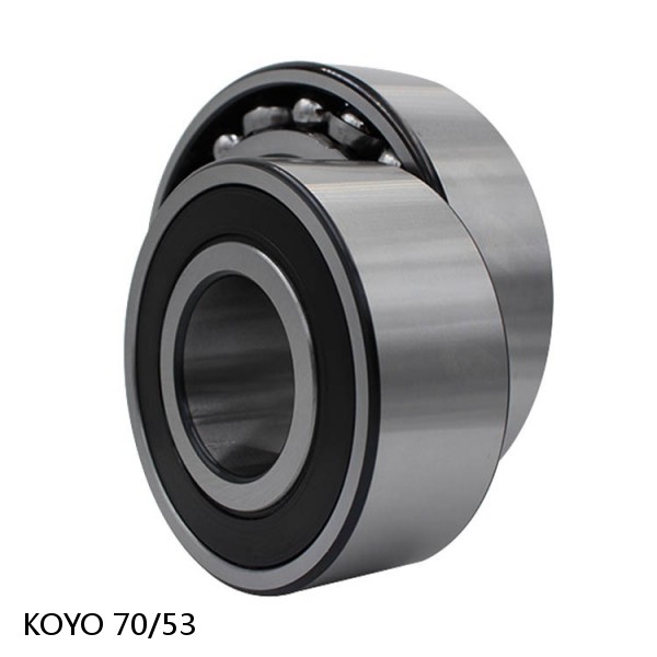 70/53 KOYO Single-row, matched pair angular contact ball bearings