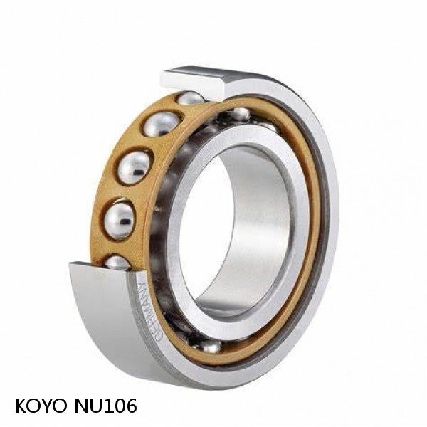 NU106 KOYO Single-row cylindrical roller bearings