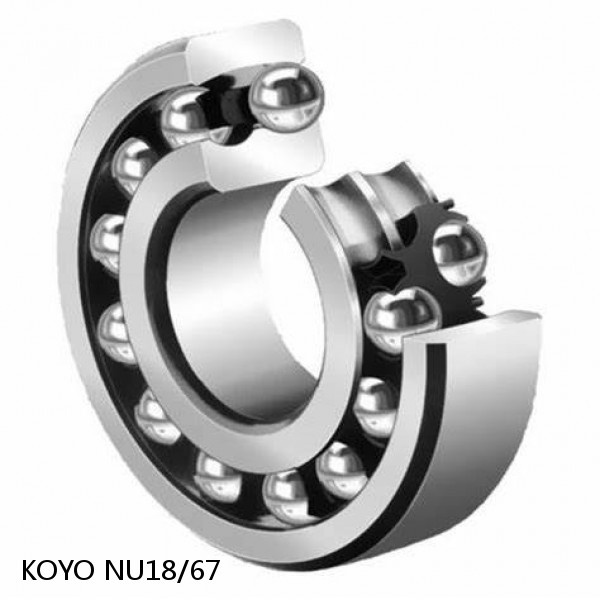 NU18/67 KOYO Single-row cylindrical roller bearings